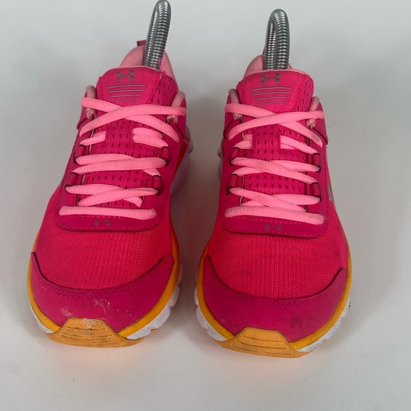 Under Armour Girls Assert 8 3022100-600 Pink Running Shoes Sneakers Size 3.5Y - Picture 4 of 6